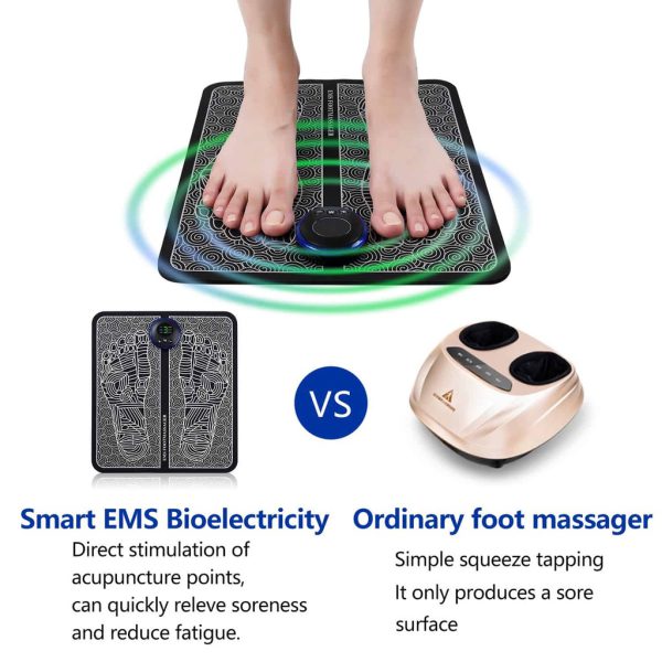 Ems Foot Massager Mat Electric Usb Charging Smart