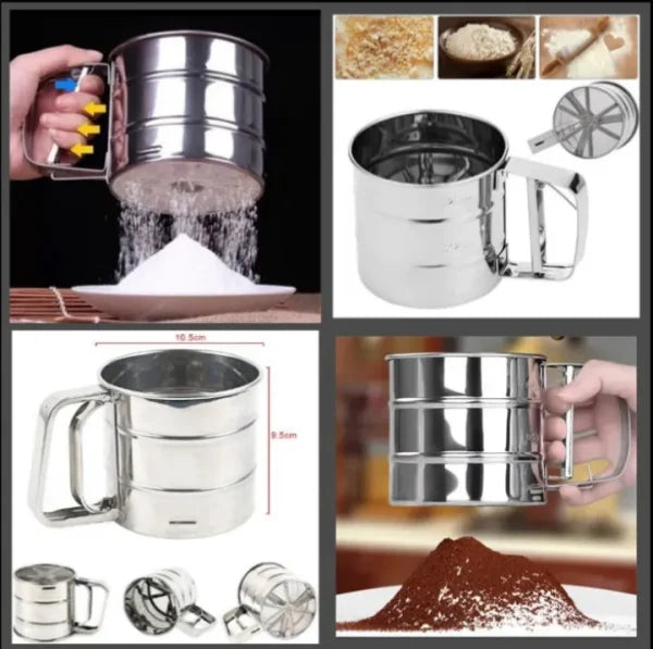 Flour Sifter, Stainless Steel