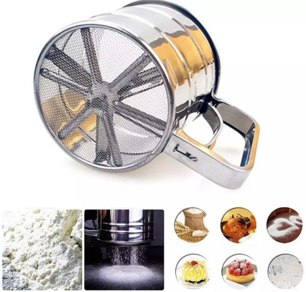 Flour Sifter, Stainless Steel
