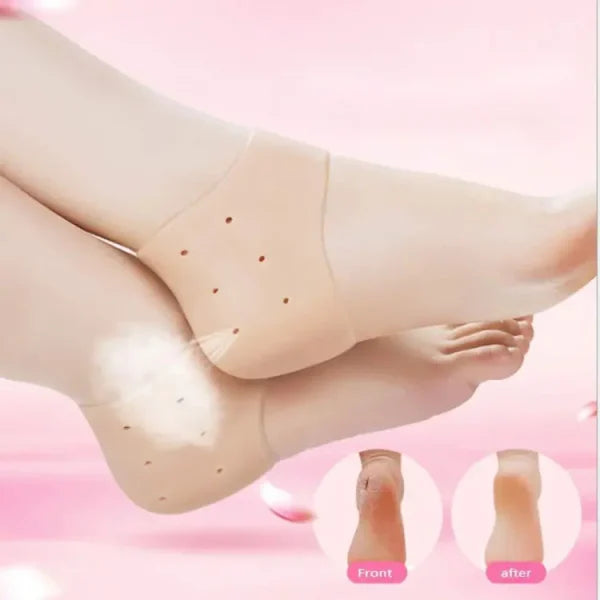 Half Heel Pain Anti-crack Silicone Set – Unisex Anti-crack Pain Relief – 01 Pair