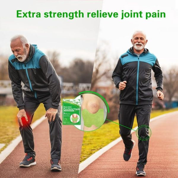Herbal Knee Pain Relief Patches - 100% Results, Pack Of 12