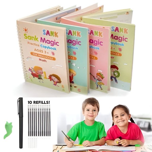 Pack Of 4 Sank Magic Book Practice