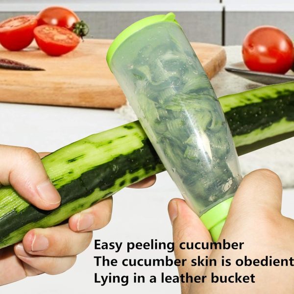 Stainless Steel Multifunctional Vegetable Fruit Peeler With Storage Box