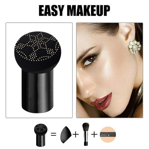 Sunisa Waterproof Mushroom Head Air Cushion Foundation – Bb & Cc Cream With Moisturizing Liquid Base