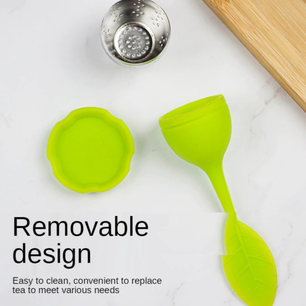 Tea Infuser, 2 In 1 Silicone Tea Infuser,