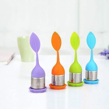 Tea Infuser, 2 In 1 Silicone Tea Infuser,