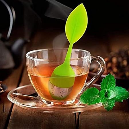 Tea Infuser, 2 In 1 Silicone Tea Infuser,